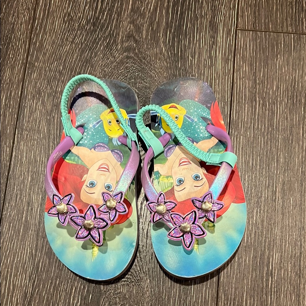 Kids Ariel Sandals - Purple and Blue